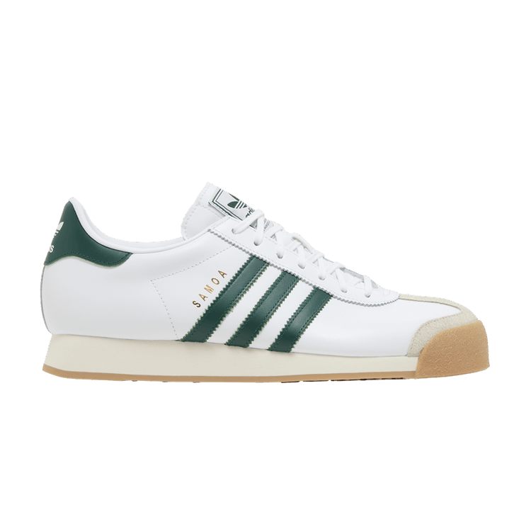 Adidas Samoa 'White Collegiate Green' — Cloud White/Collegiate Green/Gold Metallic
