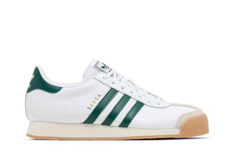 Adidas Samoa 'White Collegiate Green' — Cloud White/Collegiate Green/Gold Metallic