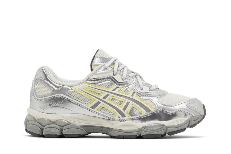 emmi x ASICS Wmns Gel NYC 'Silver Huddle Yellow' — White/Huddle Yellow