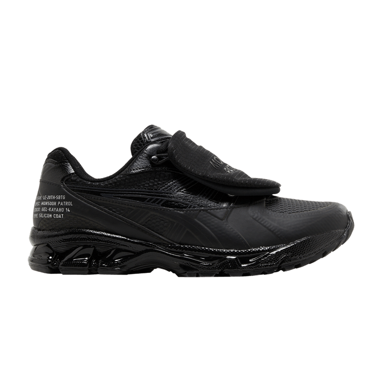 Limited Edt x SBTG x ASICS Gel Kayano 14 'Monsoon Patrol Pack - Black' — Black/Black