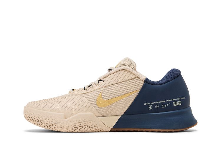 Nike Air Zoom Vapor Pro 2 Premium 'J'aime Paris Collection' — Sand Drift/Metallic Gold/Thunder Blue (4)