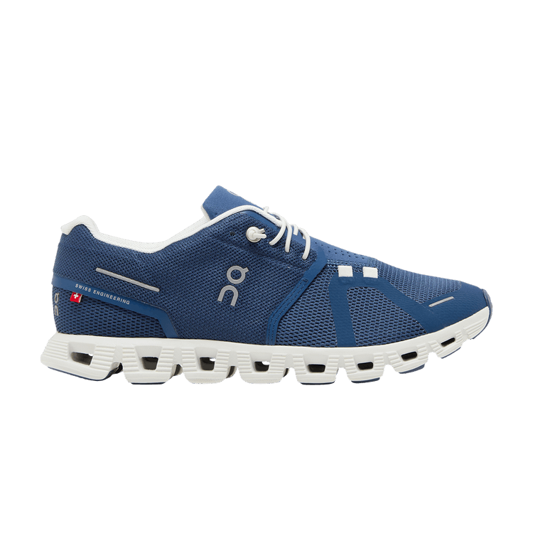 ON Wmns Cloud 5 'Denim' — Denim/White