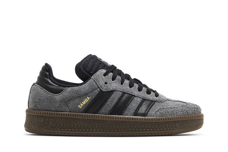 adidas Samba XLG 'Grey Black Gum' — Grey Six/Core Black/Gum