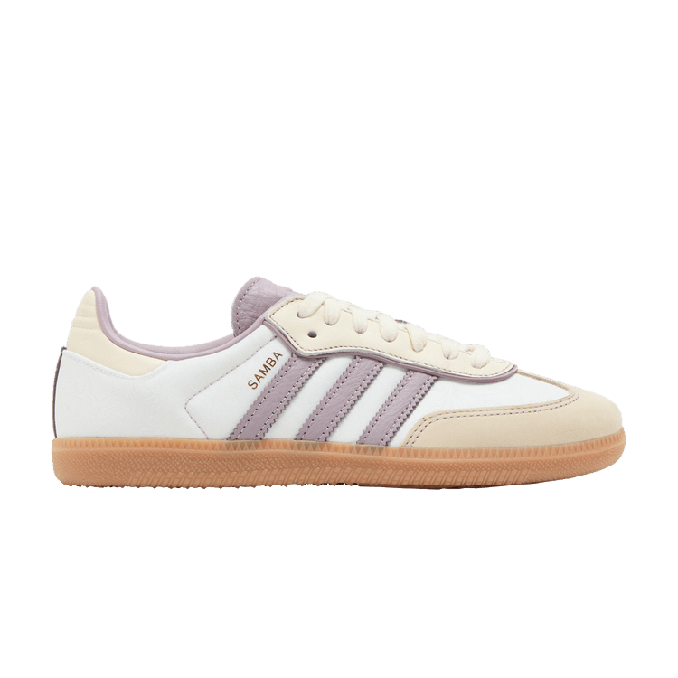 adidas Wmns Samba OG 'Cream White Preloved Fig' — Cream White/Preloved Fig/Gold Metallic