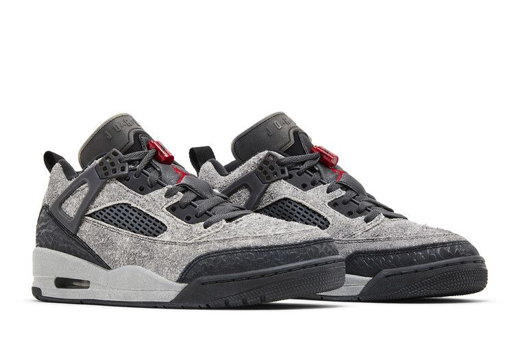 Air Jordan Spizike Low 'Anthracite Gym Red' — Anthracite/Gym Red/Black