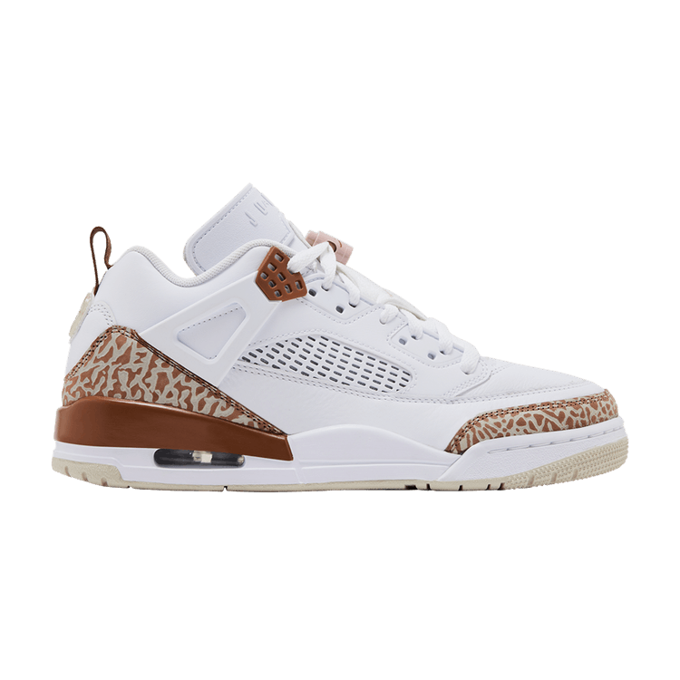Air Jordan Spizike Low 'Archaeo Brown' — White/Pink Oxford/Archaeo Brown/Light Brown/Light Bone/Khaki