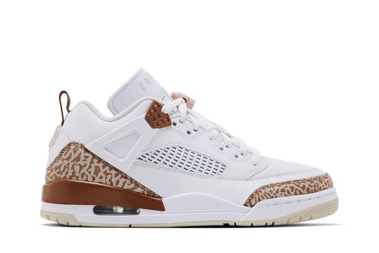 Air Jordan Spizike Low 'Archaeo Brown' — White/Pink Oxford/Archaeo Brown/Light Brown/Light Bone/Khaki