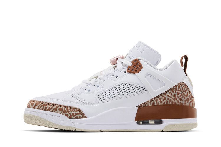 Air Jordan Spizike Low 'Archaeo Brown' — White/Pink Oxford/Archaeo Brown/Light Brown/Light Bone/Khaki