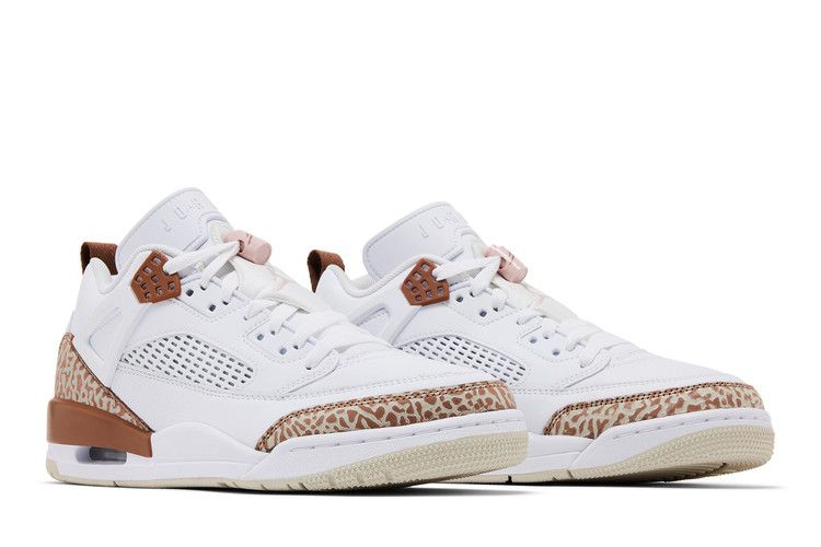 Air Jordan Spizike Low 'Archaeo Brown' — White/Pink Oxford/Archaeo Brown/Light Brown/Light Bone/Khaki