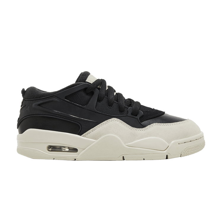 Air Jordan 4 RM GS 'Black Light Bone' — Black/Light Bone/Dark Grey