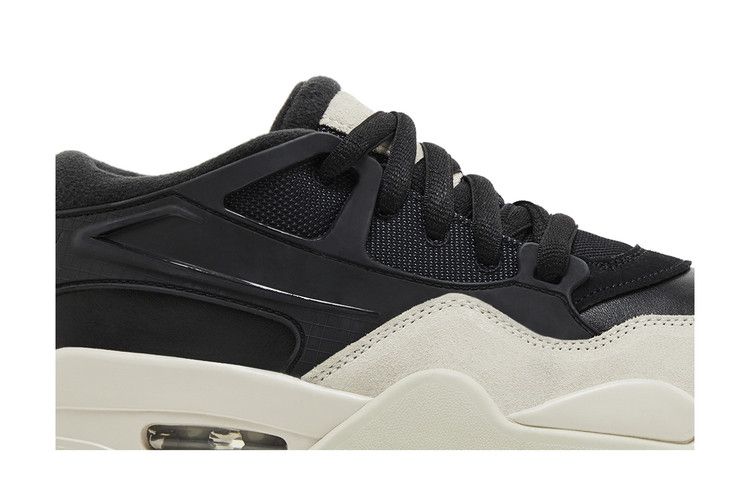 Air Jordan 4 RM GS 'Black Light Bone' — Black/Light Bone/Dark Grey