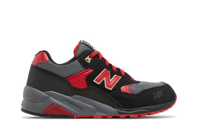 New Balance 580 'Propaganda Pack' — Black/Red