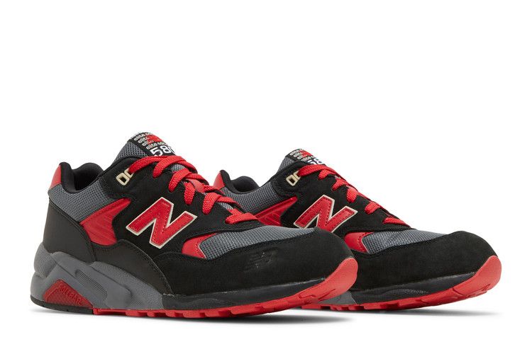 New Balance 580 'Propaganda Pack' — Black/Red