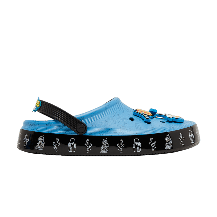 SpongeBob SquarePants x Crocs Off-Court Clog 'Bikini Bottom' — Black