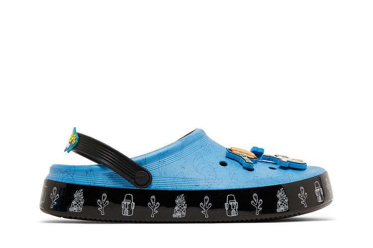 SpongeBob SquarePants x Crocs Off-Court Clog 'Bikini Bottom' — Black