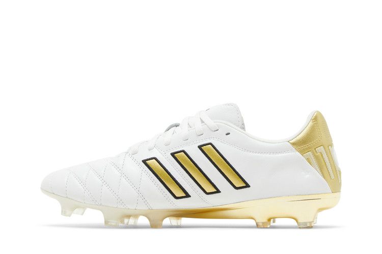Toni Kroos x adidas 11Pro FG 'White Gold Metallic' — Cloud White/Core Black/Gold Metallic