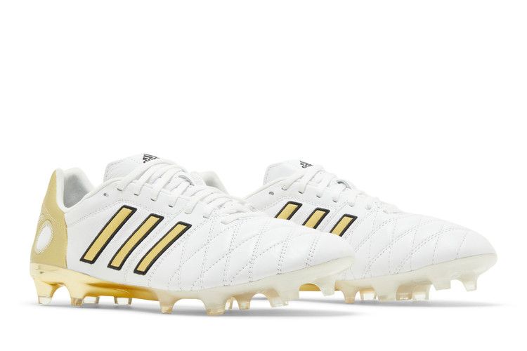 Toni Kroos x adidas 11Pro FG 'White Gold Metallic' — Cloud White/Core Black/Gold Metallic