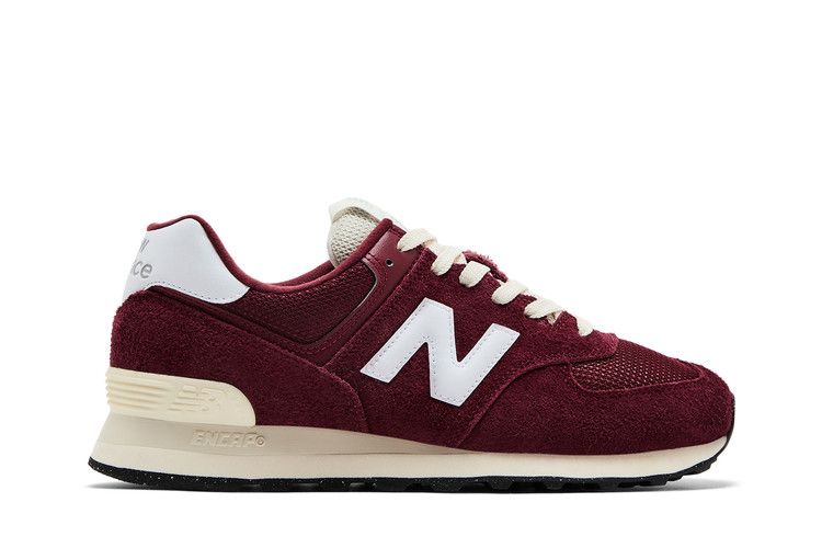 New Balance 574 'Classic Crimson' — Classic Crimson/White/Angora