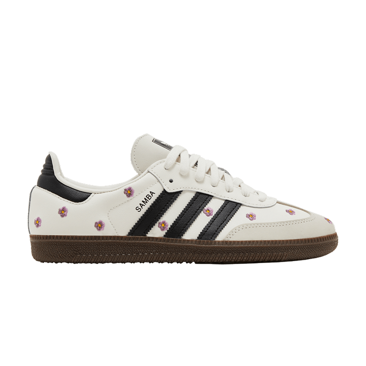 adidas Wmns Samba OG 'White Floral Embroidery' — White