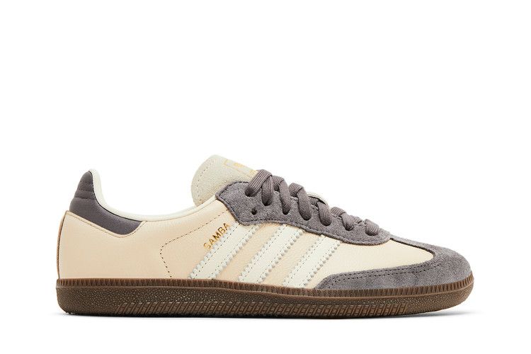 adidas Wmns Samba OG 'Crystal Sand Charcoal' — Crystal Sand/Cream White/Charcoal