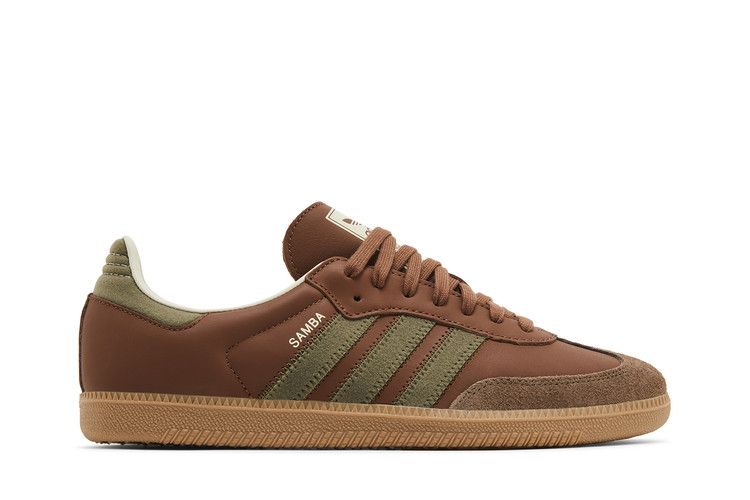 adidas Samba OG 'Brown Olive Strata' — Preloved Brown/Olive Strata/Earth Strata
