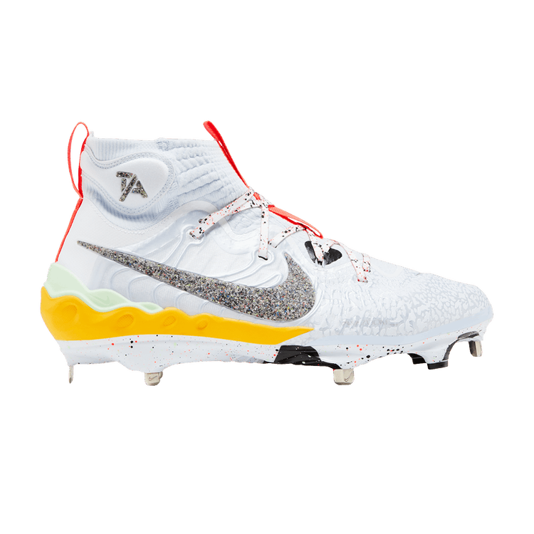 Tim Anderson x Nike Alpha Huarache NXT 'KEEP GOING' PE — Football Grey/Black/University Gold/Vapor Green/Bright Crimson