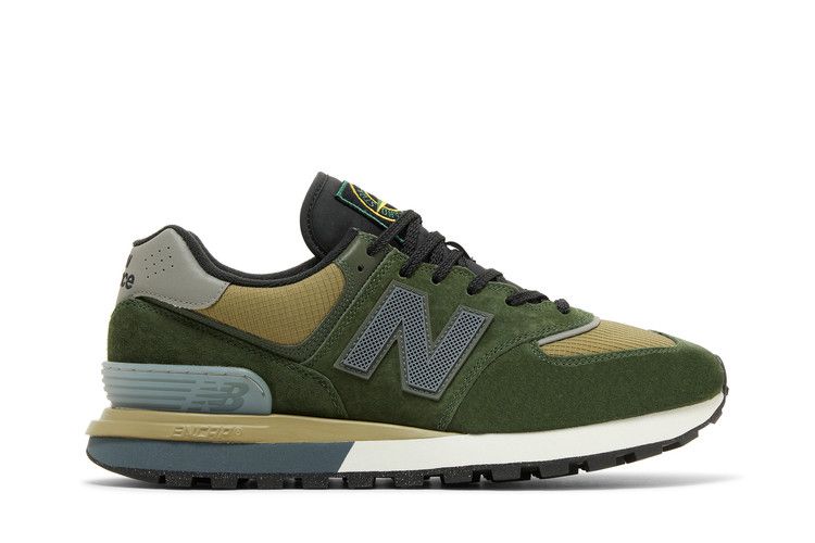 Stone Island x New Balance 574 Legacy 'Dark Green' — Dark Green/Brown