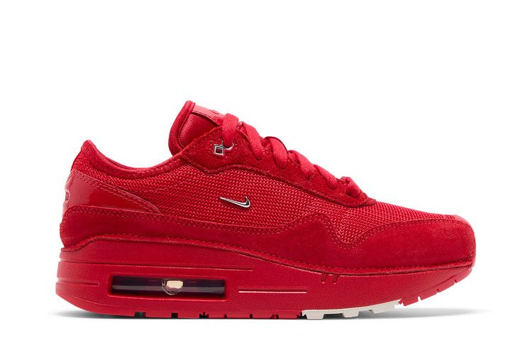 Jacquemus x Nike Wmns Air Max 1 '86 'Big Bubble - Mystic Red' — Mystic Red/Metallic Silver (2)