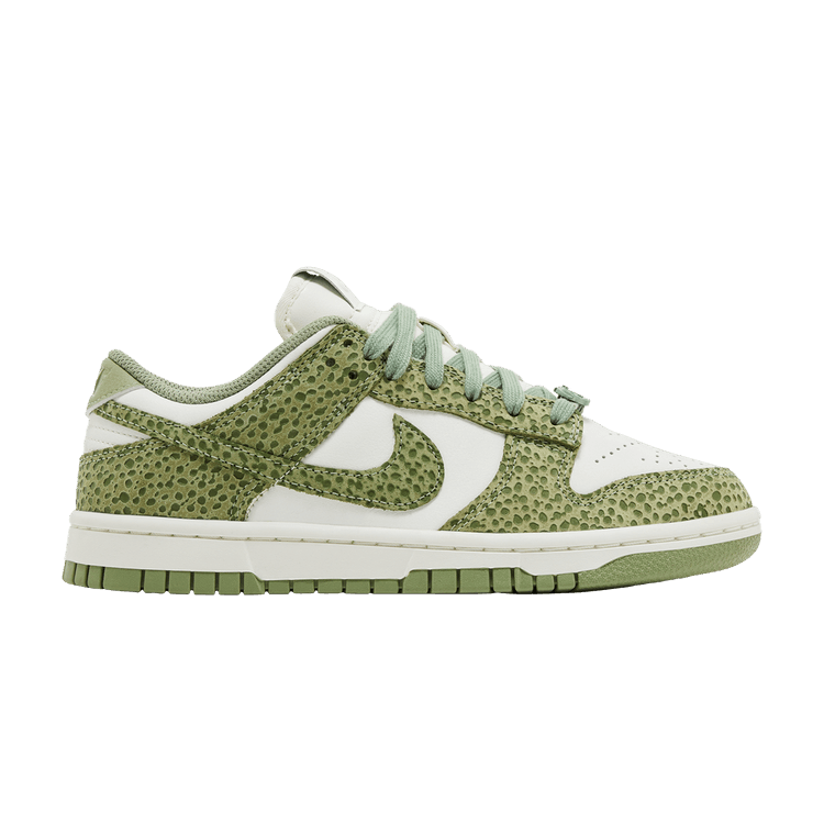 Nike Wmns Dunk Low 'Safari Print Pack - Honeydew' — Honeydew/Sail/Oil Green/Treeline