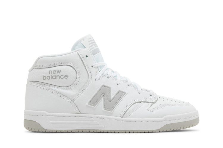 New Balance Numeric 480 High 'White Grey' — White/Grey