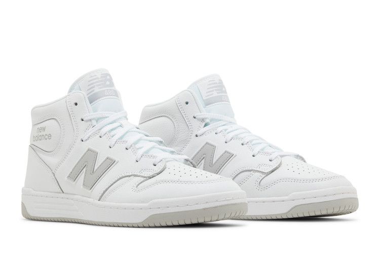 New Balance Numeric 480 High 'White Grey' — White/Grey