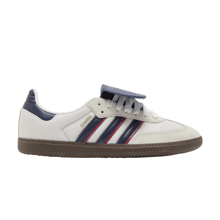 adidas Samba LT 'Crystal White Dark Blue' — Crystal White/Dark Blue/Gum 5