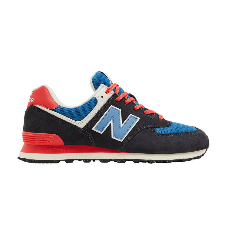 New Balance 574 'Phantom Blue Blast Red' — Phantom/Blue Agate/Blast Red