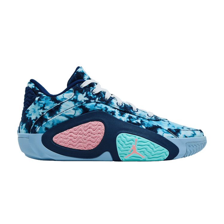 Air Jordan Tatum 2 PF 'Denim' — Blue Void/Leche Blue/Tropical Twist/Bleached Coral