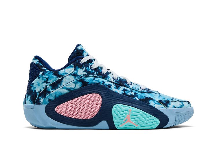 Air Jordan Tatum 2 PF 'Denim' — Blue Void/Leche Blue/Tropical Twist/Bleached Coral