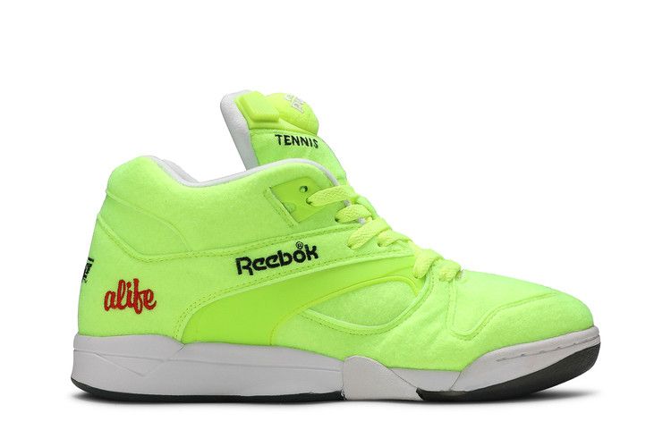 Alife x Reebok Court Victory Pump Felt 'Ball Out' — Felt Yellow/Black/Ice/Red
