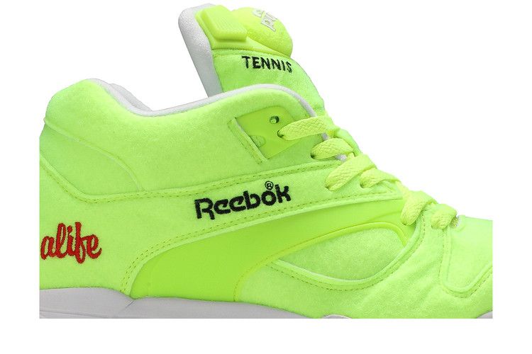 Alife x Reebok Court Victory Pump Felt 'Ball Out' — Felt Yellow/Black/Ice/Red