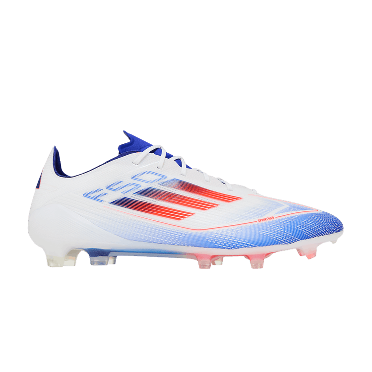 adidas Adizero F50 Elite FG 'Advancement Pack' — Cloud White/Solar Red/Lucid Blue