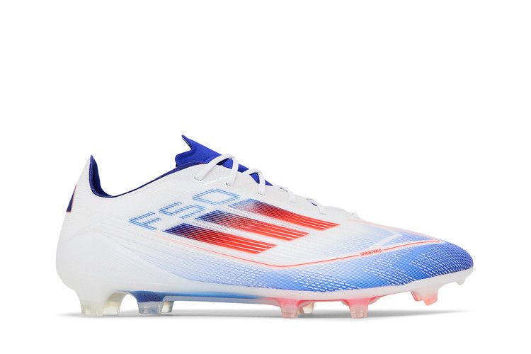 adidas Adizero F50 Elite FG 'Advancement Pack' — Cloud White/Solar Red/Lucid Blue