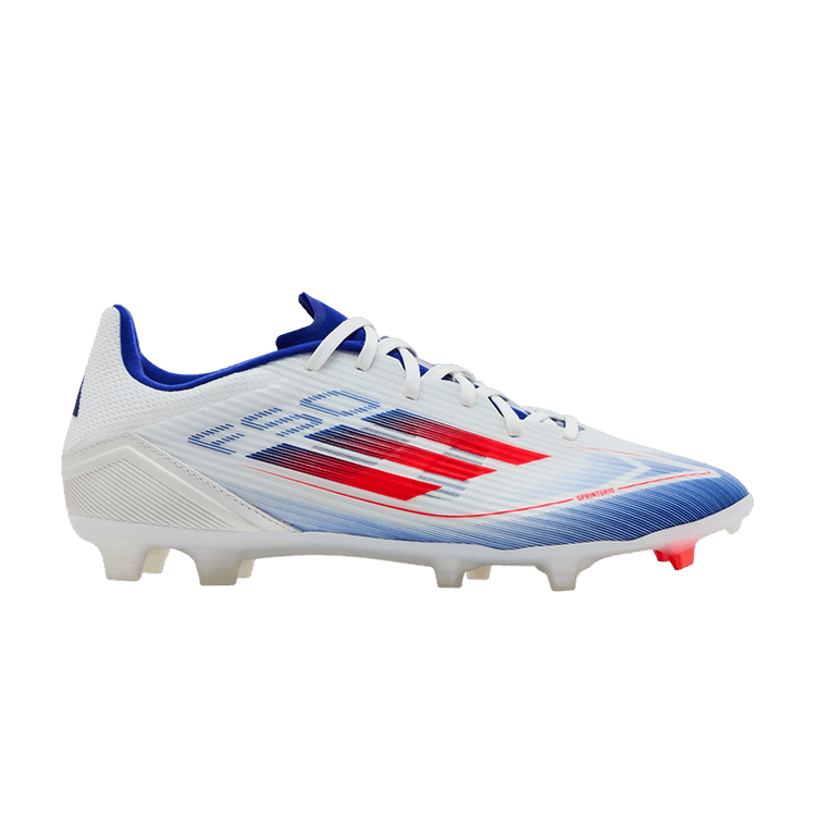 adidas Adizero F50 League MG 'Advancement Pack' — Cloud White/Solar Red/Lucid Blue