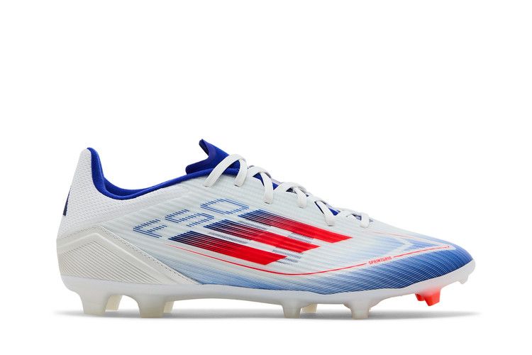 adidas Adizero F50 League MG 'Advancement Pack' — Cloud White/Solar Red/Lucid Blue