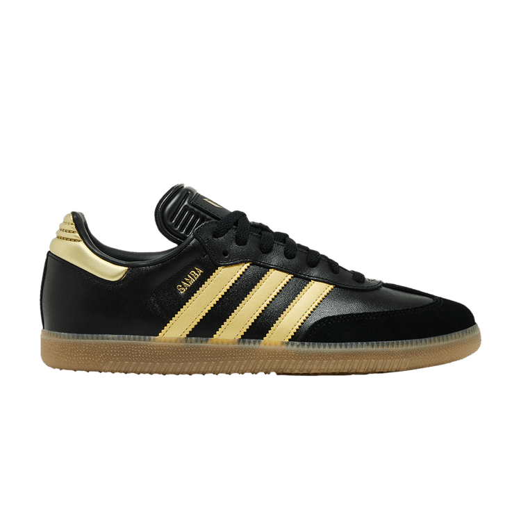 Men's Lionel Messi x adidas Samba 'Triunfo Dorado' — Black/Gold Metallic/Gum