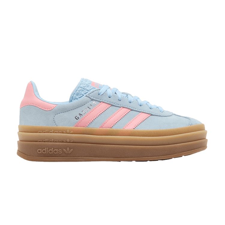 adidas Gazelle Bold J 'Clear Sky Semi Pink Spark' — Clear Sky/Semi Pink Spark/Silver Metallic
