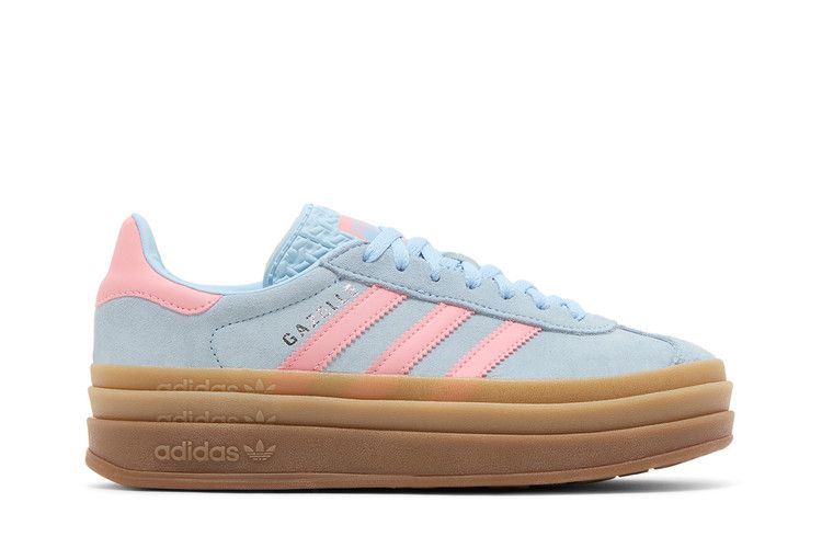 adidas Gazelle Bold J 'Clear Sky Semi Pink Spark' — Clear Sky/Semi Pink Spark/Silver Metallic