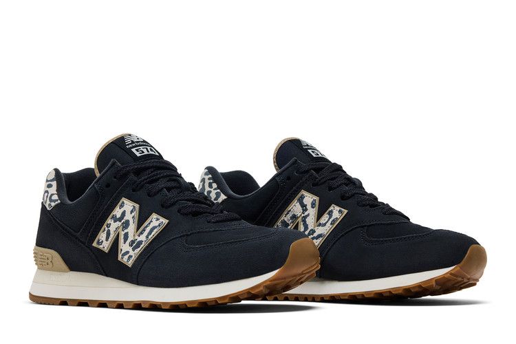 New Balance Wmns 574 'Phanton Leopard' — Phantom/Sea Salt
