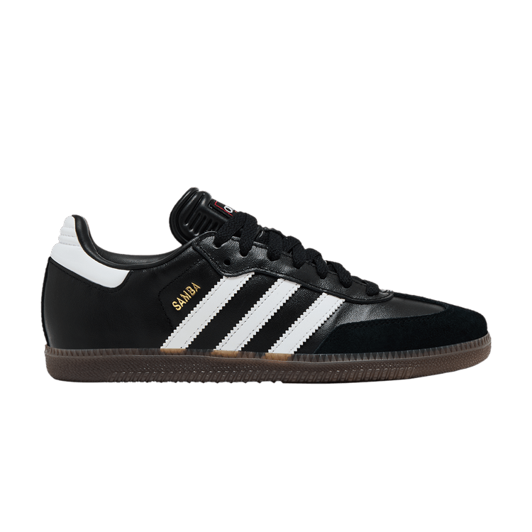 adidas Samba Indoor K 'Black White Gum' — Black/None/None