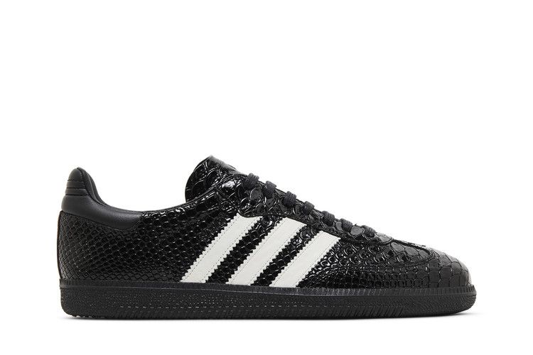 adidas Men's Samba OG Made in Italy 'Black Croc' — Core Black/Footwear White/Team Victory Red