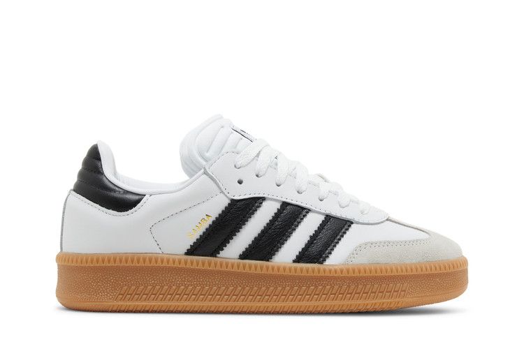 adidas Samba XLG J 'White Black Gum' — Cloud White/Core Black/Gum