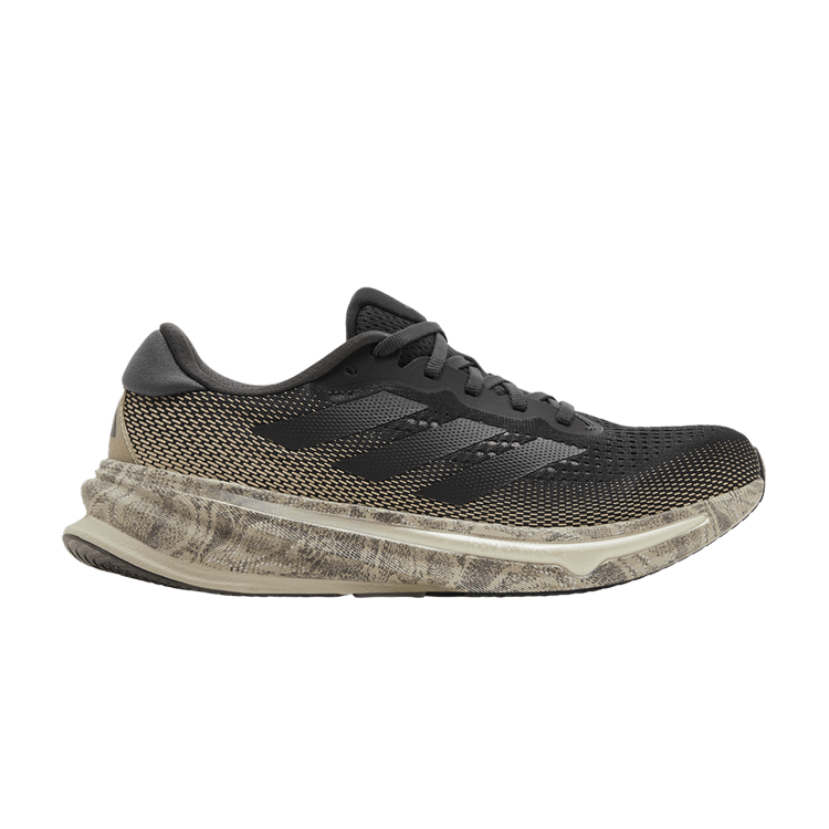 Adidas Supernova Rise 'Carbon Iron Snake' — Carbon/Iron Metallic/Wonder Beige