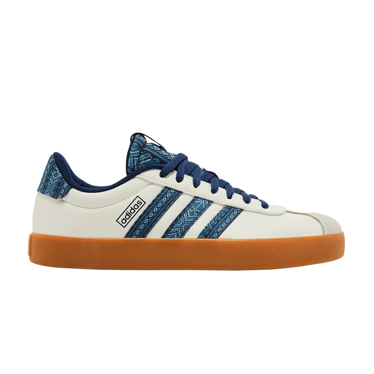 FARM Rio x adidas Wmns VL Court 3.0 'White Night Indigo Gum' — Off White/Night Indigo/Gum